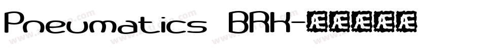 Pneumatics BRK字体转换